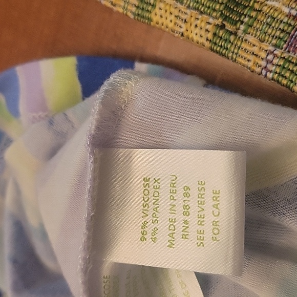 Lilly Pulitzer Tunic/Mini dress Size Large Shades of blues and greens - Picture 4 of 7